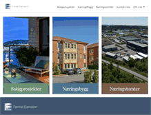 Tablet Screenshot of formateiendom.no